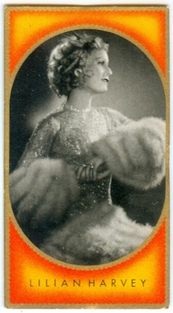 Lilian Harvey - Nazi Era Film Star, Righteous Gentile - 1936 Cigarette Card #5