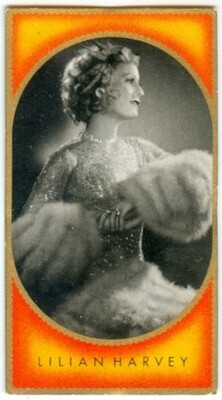 Lilian Harvey - Nazi Era Film Star, Righteous Gentile - 1936 Cigarette Card #5