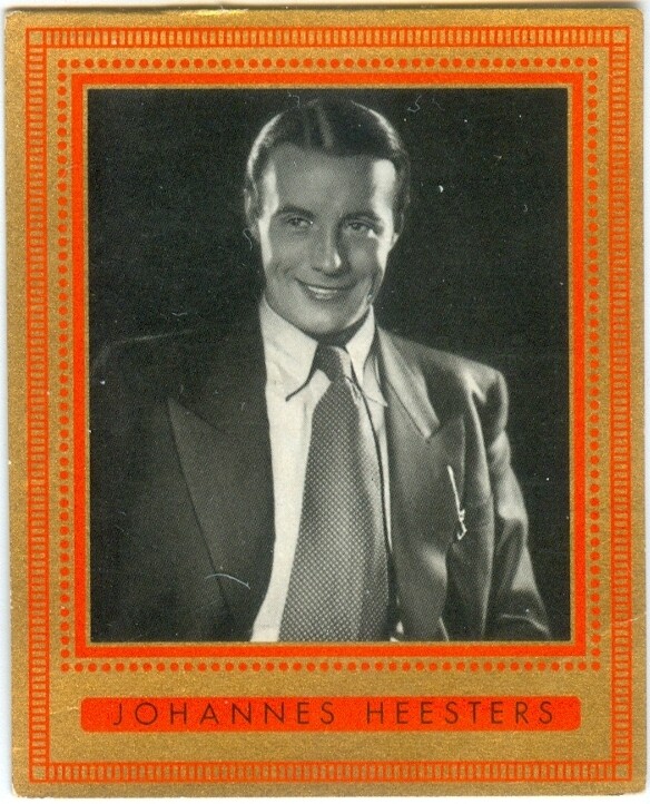 Johannes Heesters - 1937 Bunte Filmbilder series two, large card, Count Danilo 4