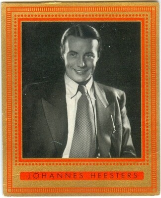 Johannes Heesters - 1937 Bunte Filmbilder series two, large card, Count Danilo 4