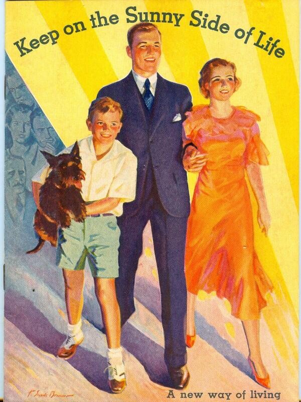 Keep on the Sunny Side of Life - Kellogg&#39;s All-Bran 1933 book avoid constipation
