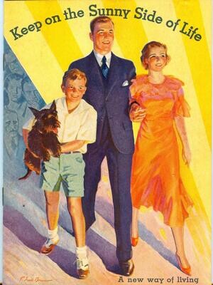 Keep on the Sunny Side of Life - Kellogg&#39;s All-Bran 1933 book avoid constipation