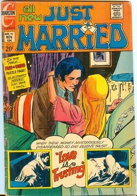 Just Married #98 - November 1973 - Charlton, 20¢ Martinez &amp; Zuniga cover