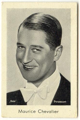 Maurice Chevalier, dapper - 1930s original card #326