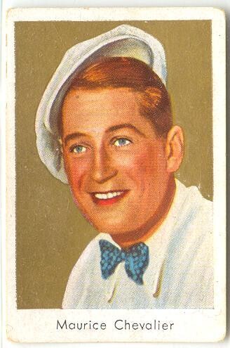 Maurice Chevalier - 1930s original color card #325