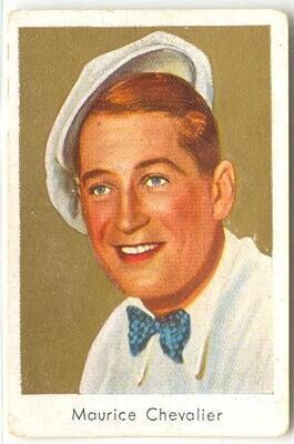 Maurice Chevalier - 1930s original color card #325
