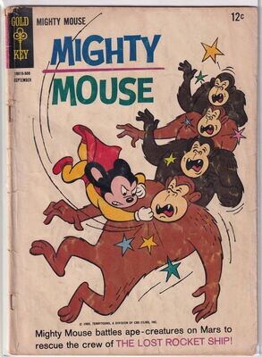 Mighty Mouse #165 - Gold Key, September 1965, 12¢ - FAIR