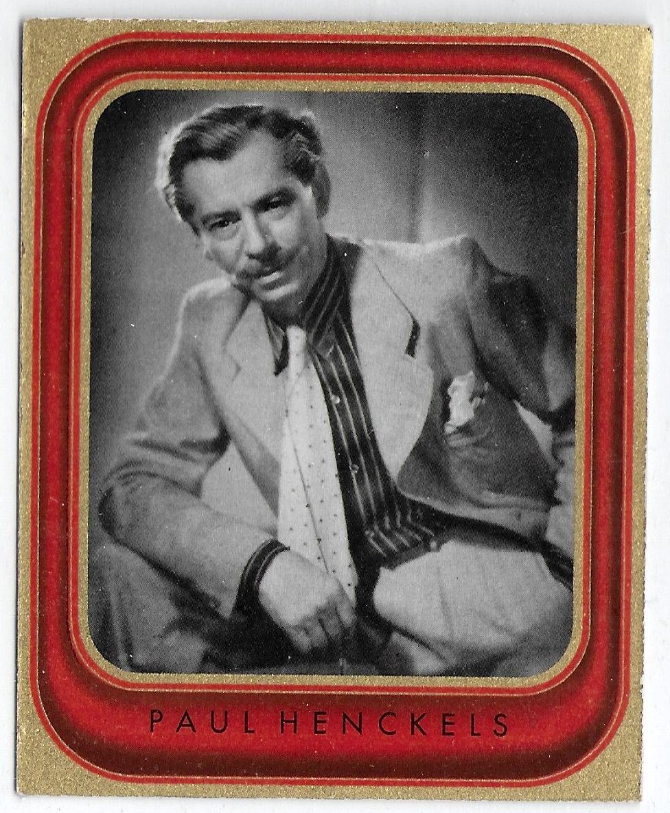 Paul Henckels 1936 German Cigarette Card, Bunte Filmbilder #222