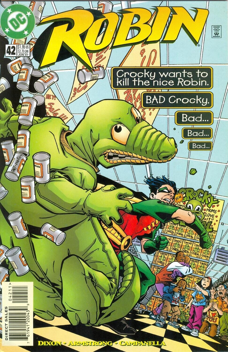 Robin #42 (June 1997) Cully Hamner &amp; Terry Austin cover art, $1.95 DC Comics