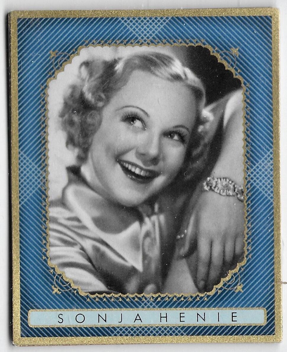 Sonja Henie 1937 German Cigarette Card, Bunte Filmbilder #278