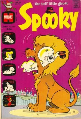 Spooky #135 - Harvey Comics, March 1973, 20¢ cover price - Tuff Little Ghost