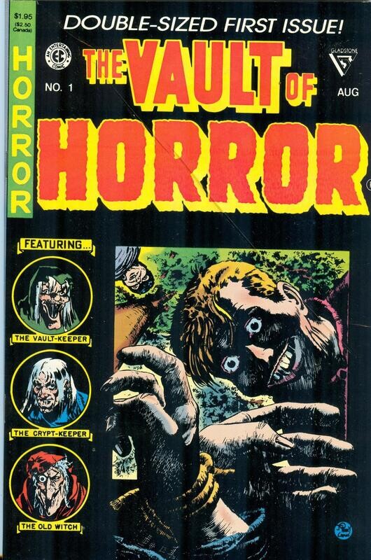 Vault of Horror #1 August 1990, Gladstone/EC, Johnny Craig cover, $1.95