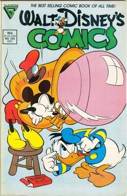 Walt Disney&#39;s Comics and Stories #525, December 1987, Gladstone Publishing, 95¢