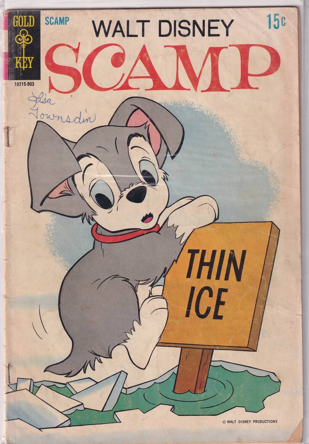 Walt Disney Scamp #2 - Gold Key, March 1969, 12¢ - FAIR