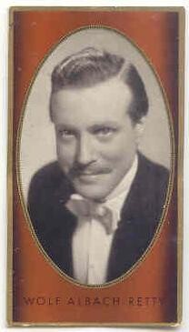 Wolf Albach-Retty, 1936 original cigarette card, NICE!