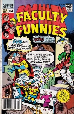 Faculty Funnies #3, Archie Comics, December 1989, 95¢ cover Stan Goldberg