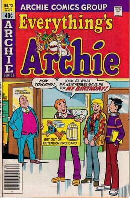 Everything&#39;s Archie #73, Archie Comics, April 1979, 40¢ cover
