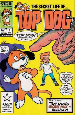Top Dog #4, Marvel Comics, October 1985, 65¢ cover