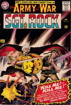 Our Army at War #163, DC Comics, February 1966, 12¢ cover, Sgt. Rock &amp; the Viking Prince