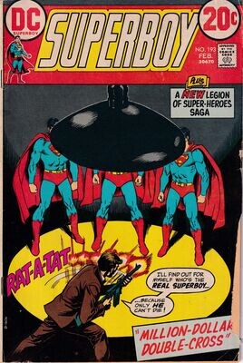 Superboy #193, DC Comics, February 1973, 20¢ cover, Nick Cardy