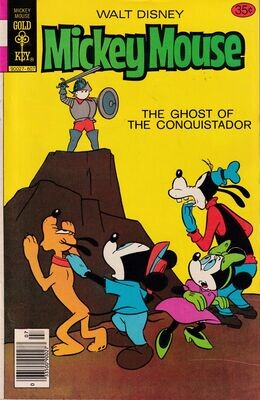 Mickey Mouse #185, Gold Key, July 1978, 35¢ cover, Tony Strobl