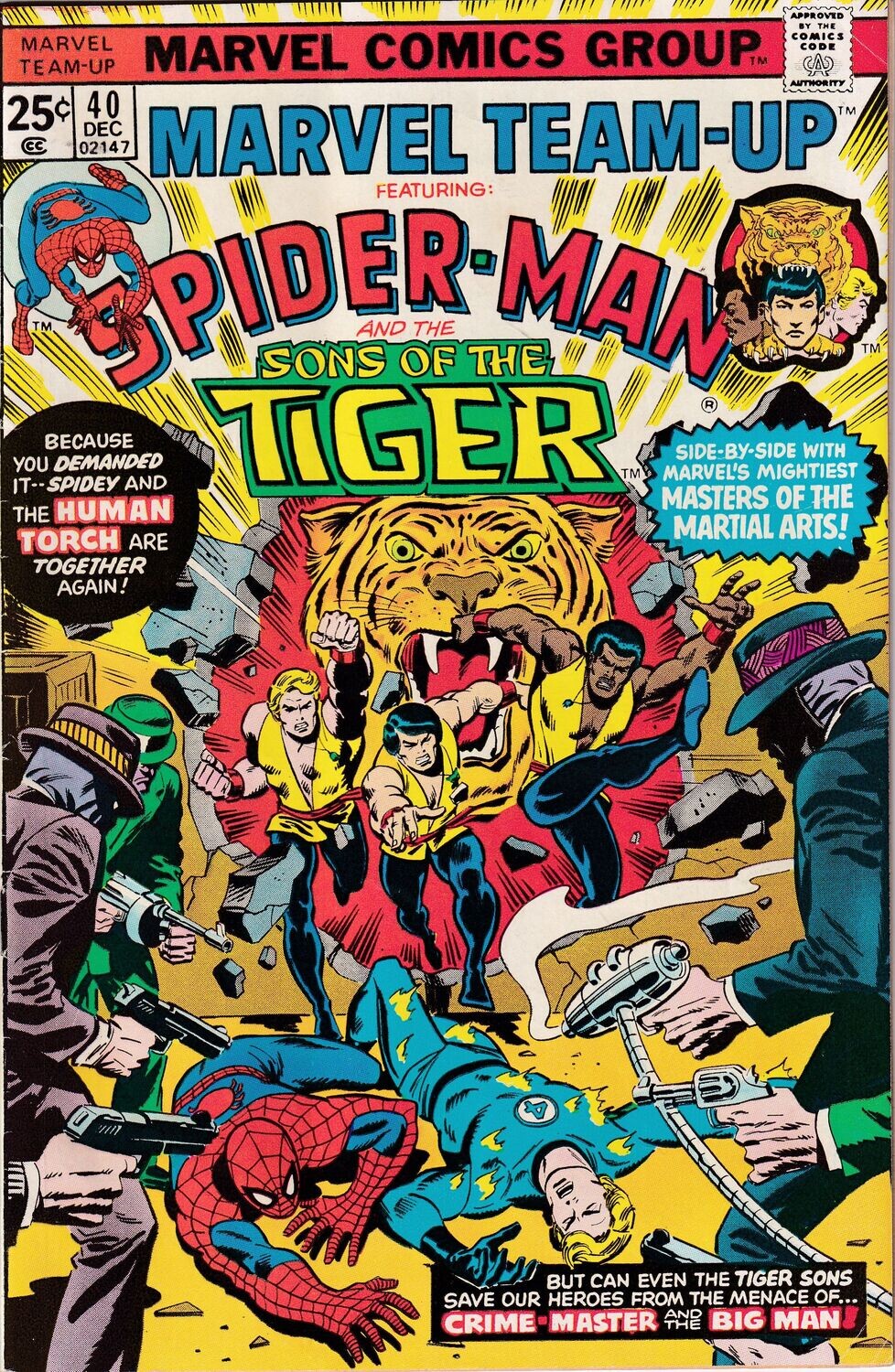 Marvel Team-Up #40, Marvel Comics, December 1975, 25¢ cover, Sal Buscema