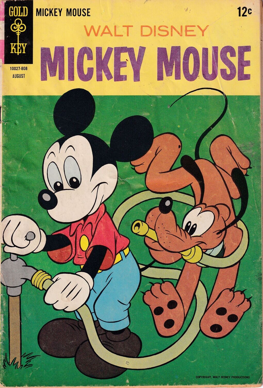 Mickey Mouse #118, Gold Key, August 1968, 12¢ cover, Paul Murry