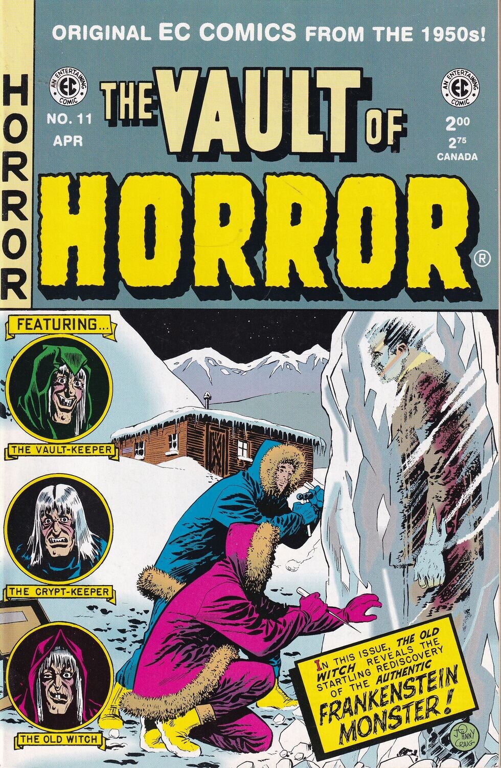 Vault of Horror #11, Gemstone, April 1995, $2 cover, Johnny Craig