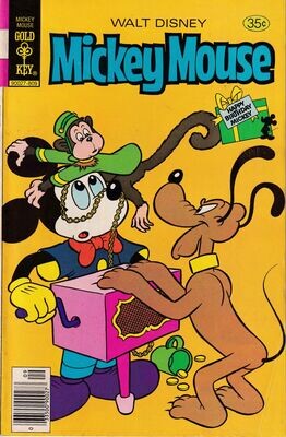 Mickey Mouse #187, Gold Key, September 1978, 35¢ cover, Paul Murry