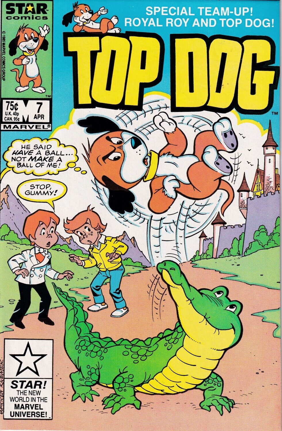 Top Dog #7, Marvel Comics, April 1986, 75¢ cover, Warren Kremer