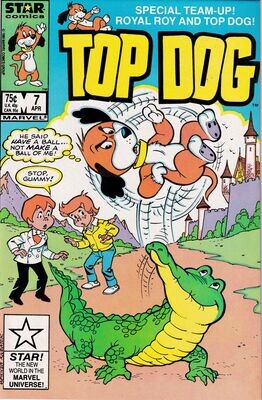 Top Dog #7, Marvel Comics, April 1986, 75¢ cover, Warren Kremer