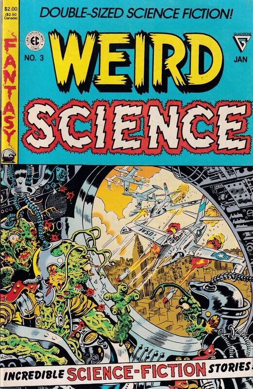 Weird Science #3, Gladstone, January 1991, $2 cover, Wally Wood