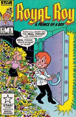 Royal Roy #1, Marvel Comics, March 1986, 65¢