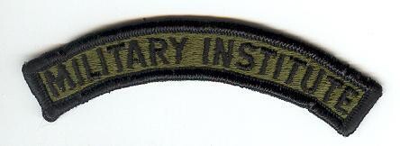 5 New U.S. Military Institute Shoulder Patches