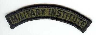 5 New U.S. Military Institute Shoulder Patches