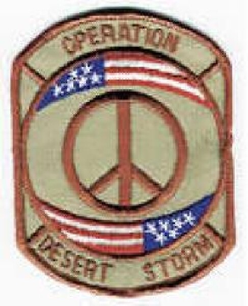Operation Desert Storm Patch - quasi-official United States Army, 4 x 3¼ inch