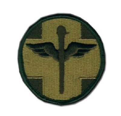 United States Army 818th Hospital Center subdued patch