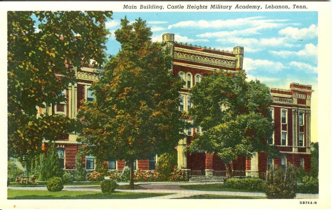 1940 Main Building, Castle Heights Military Academy, Lebanon Tennessee 0B784-N