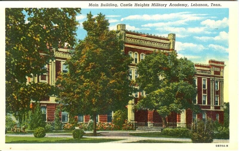 1940 Main Building, Castle Heights Military Academy, Lebanon Tennessee 0B784-N