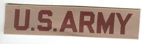 5 Brand New U.S. Army Shirt Patches - Desert Type