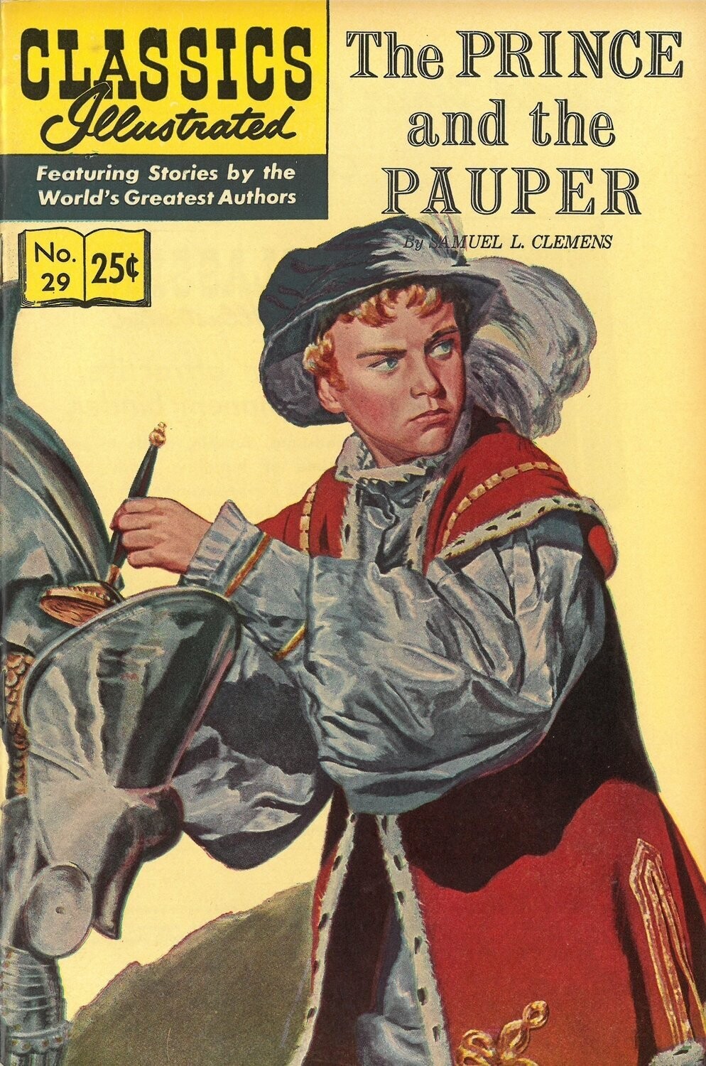 Classics Illustrated #29 - Prince and the Pauper - Gilberton Warehouse Copy
