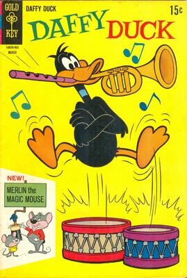 Daffy Duck #56 (March 1969) Gold Key/Western Publishing, 15¢ cover price