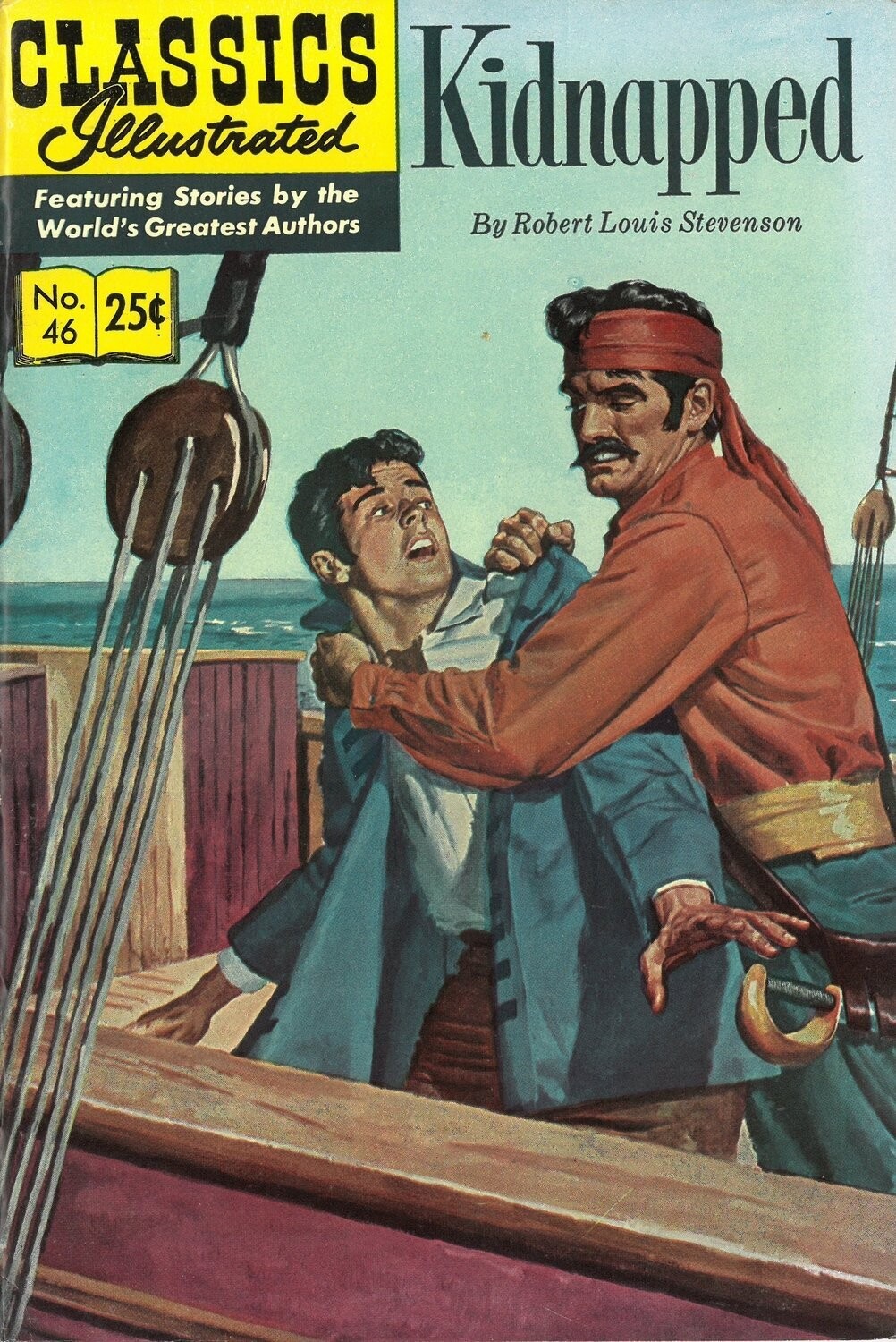 Classics Illustrated #46 - Kidnapped - HRN 169 - Gilberton Warehouse copy