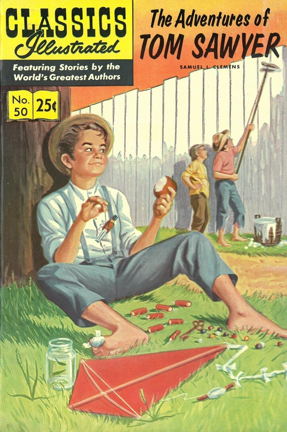 Classics Illustrated #50 - Tom Sawyer - HRN 169, Gilberton Warehouse copy