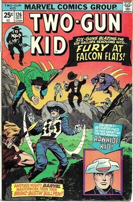 Two-Gun Kid #126, October 1975 Marvel Comics - 25¢ Larry Lieber cover