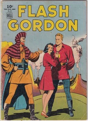 Flash Gordon #2 (Four Color #84) - Dell Comics, 1945, 10¢ Alex Raymond