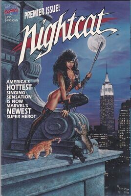 Nightcat #1, Marvel Comics, April 1991, $3.95 Cover by Joe Jusko