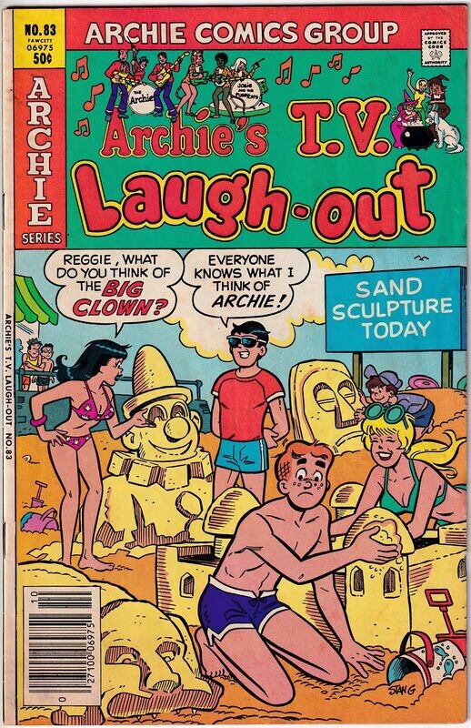 Archie&#39;s T.V. Laugh-Out #83, Archie Comics, October 1981, 50¢ cover by Stan Goldberg
