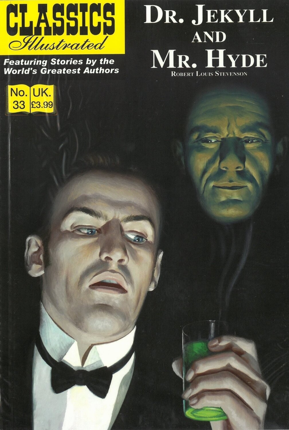 UK Classics Illustrated #33 - Dr Jekyll and Mr Hyde  ~  Original story by Robert Louis Stevenson. Art by Lou Cameron.