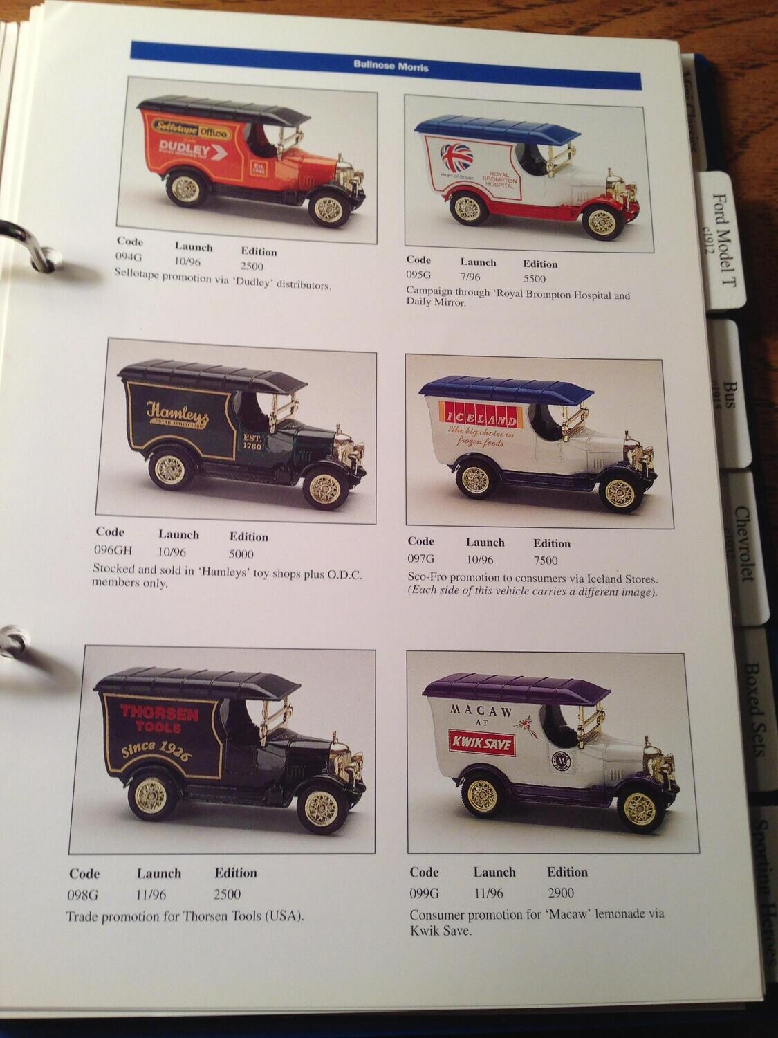 Early 2000s Oxford Die-Cast Price List and Model Catalog - Illustrated in color